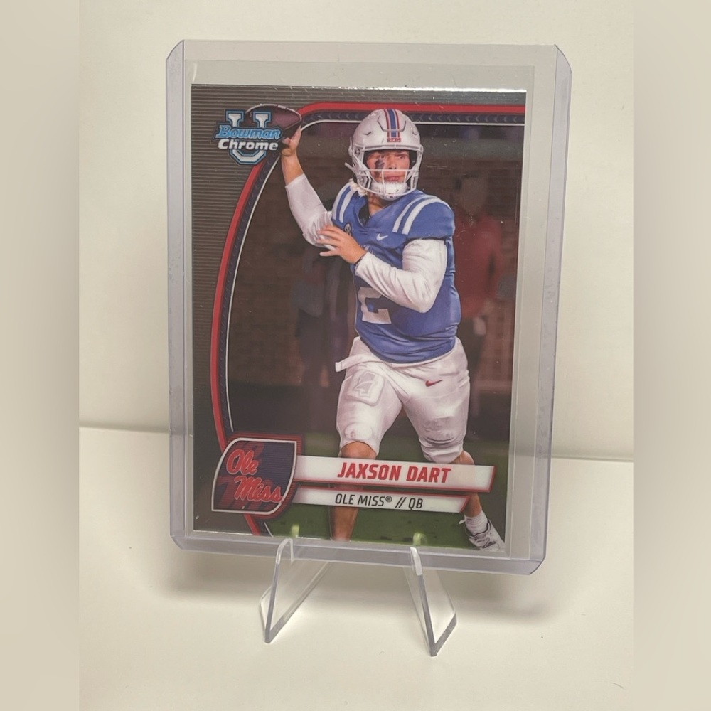 2024 Bowman University Chrome - Jaxson Dart #6 (RC)
